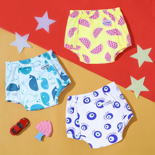 ''SNUGKINS'' Potty Training Pants - Playtime Trio Pack of 3 Size 1 (1-2 years)